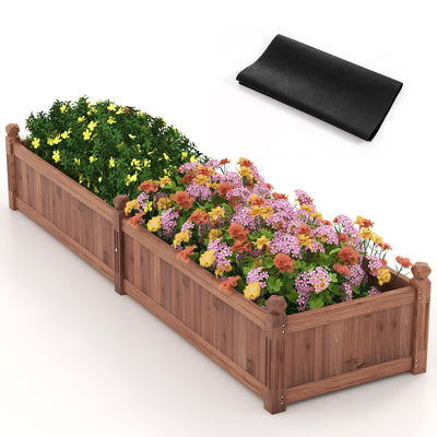 Lucktree Wood Raised Garden Bed