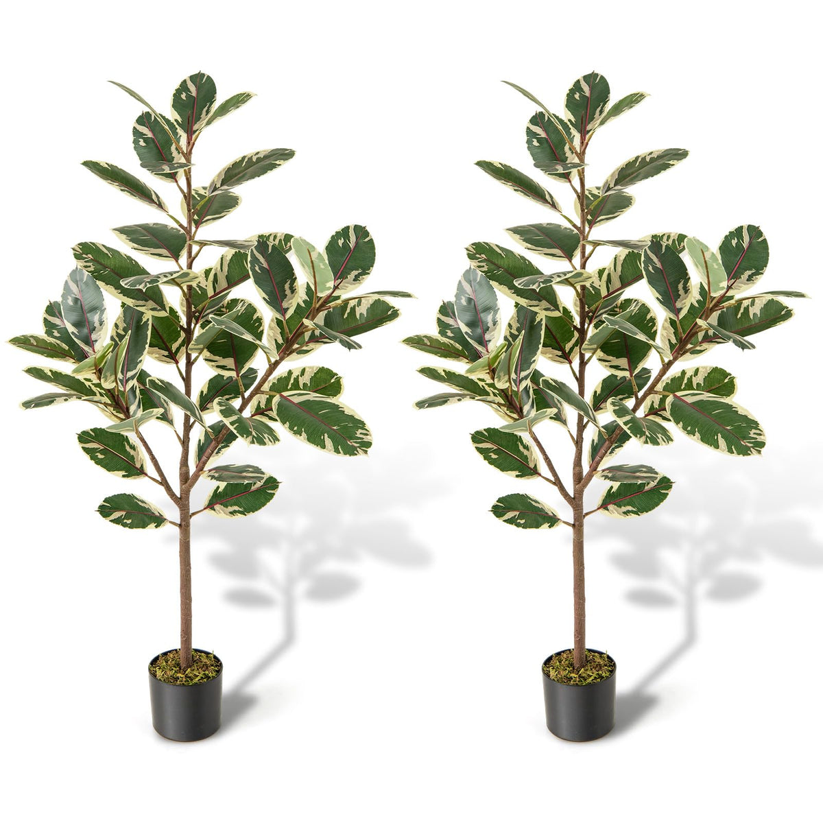 Lucktree 4.3 FT Tall Artificial Bird of Paradise Plant (2 Pack)