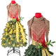 Lucktree 5ft Pre-Lit Dress Form Christmas Tree with Female Mannequin Torso & Scarf
