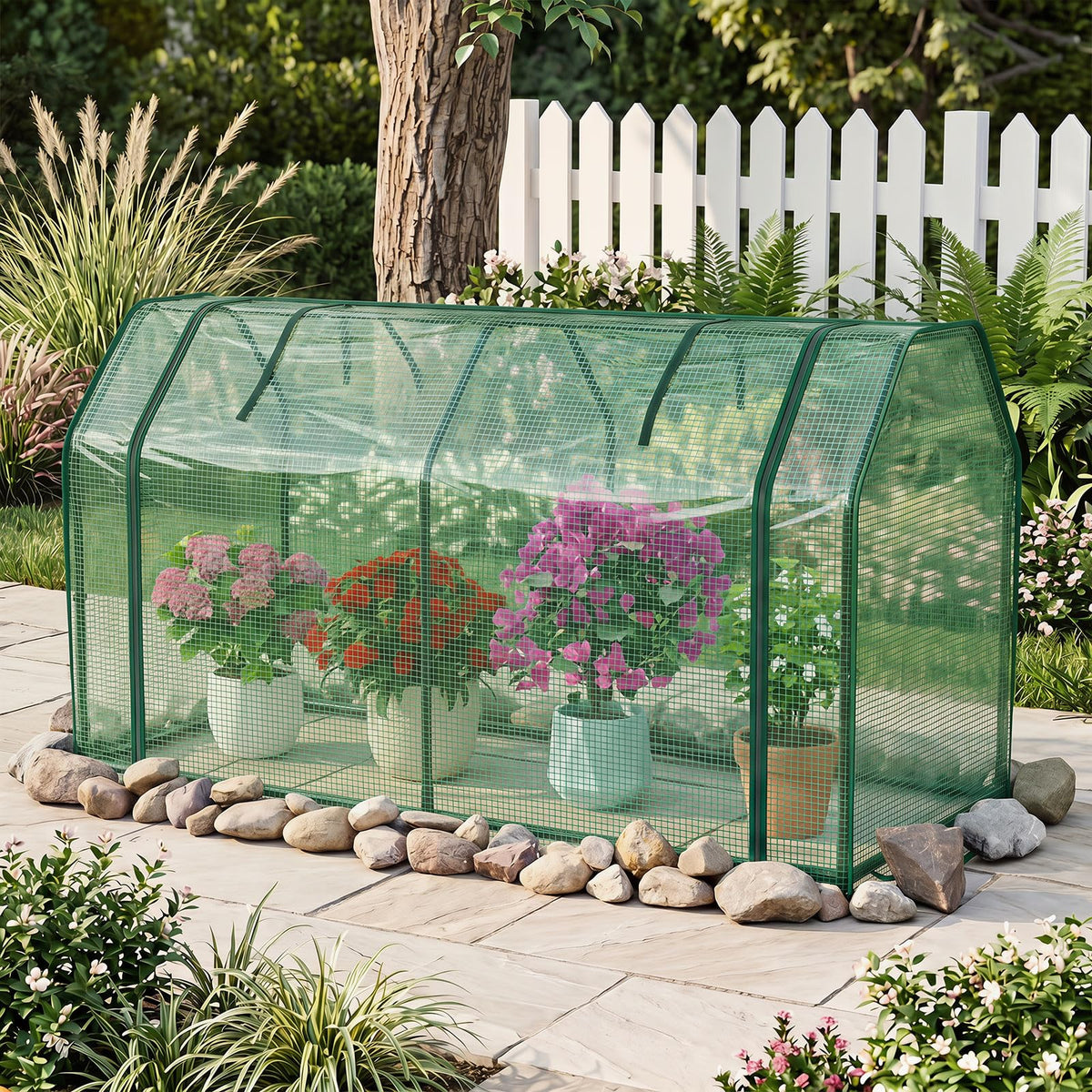 Lucktree 47''x21.5''x24'' Mini Portable Greenhouse