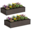 Lucktree Raised Garden Bed for Vegetables Flowers Herbs