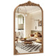 Lucktree Antiqued Gold Wall Mirror(30"L x 20"W)