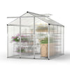 Lucktree Outdoor Large Walk-in Green House w/ Rain Gutter