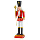 Lucktree 32.5 Inch Christmas Nutcracker with High Hat and Beautiful Scepter