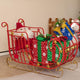 Lucktree Metal Christmas Santa Sleigh Basket
