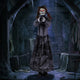 Lucktree 4 FT Halloween Animatronic Standing Skeleton Girl with Pop Up Head