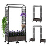 Lucktree 5FT Self-Watering Tall Raised Garden Bed w/Wheels