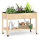 Lucktree 47”x23”x33” Wood Planter Box