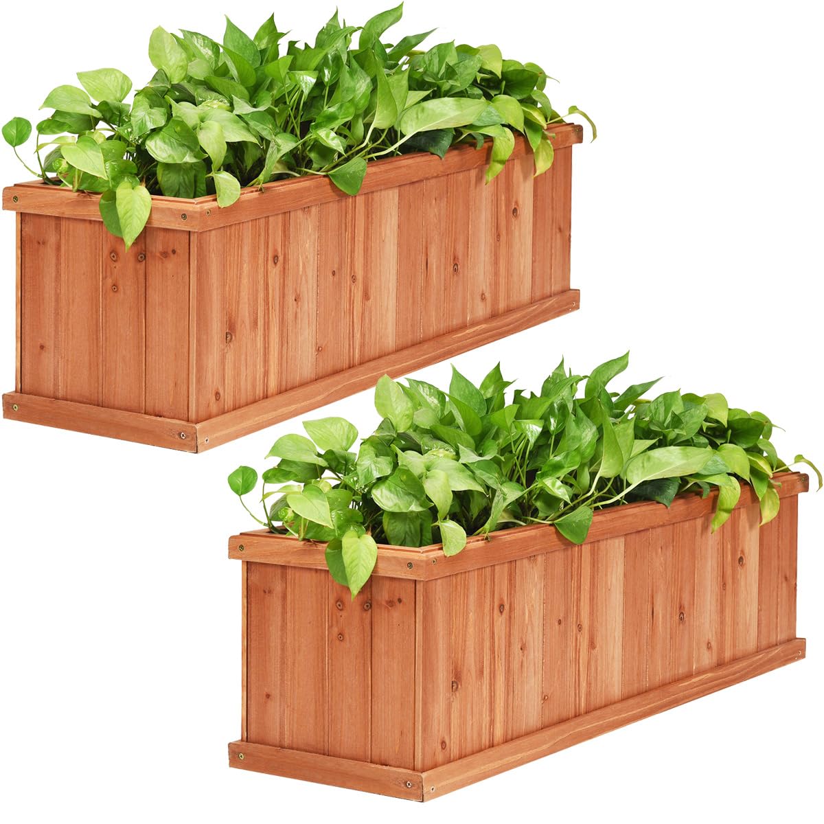 Lucktree Raised Garden Bed Set of 2