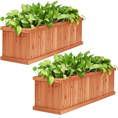 Lucktree Raised Garden Bed Set of 2