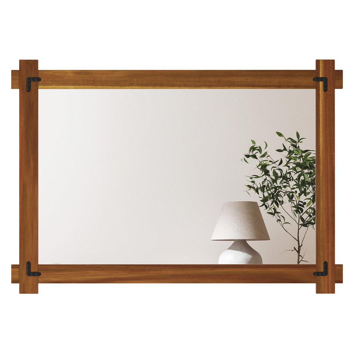 Lucktree Wood Framed Mirror