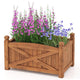 Lucktree Rectangular Garden Bed for Vegetables Flower Herb Fruit
