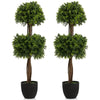 Lucktree 40" Artificial Boxwood Topiary Ball Tree