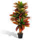 Lucktree Artificial Croton Palm Tree