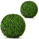 16in Artificial Boxwood Topiary Ball Set of 2 Realistic Faux Plants Decoration Ball