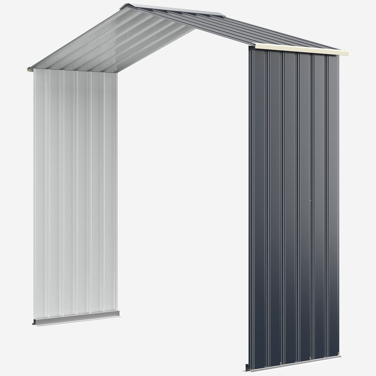 Storage Shed Extension Kit for 7 ft Sheds (7'X2.1')