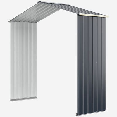 Storage Shed Extension Kit for 7 ft Sheds (7'X2.1')