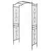Lucktree Metal Garden Arbor | 7.5 FT Heavy Duty Arch Trellis for Climbing Plants