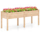 73" L x 23" W x 30" H Raised Garden Bed with Drain Hole