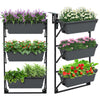 Lucktree Vertical Raised Garden Bed, Hanging & Wall-Mounted Planter Garden Boxes