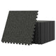 Lucktree 0.79" Thick Rubber Top Exercise Mat 48 Sq Ft