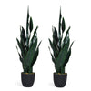 Artificial Snake Plant, 36" Fake Sansevieria