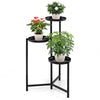 Lucktree 3-Tier Metal Tall Corner Plant Stand Indoor Outdoor
