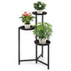 Lucktree 3-Tier Metal Tall Corner Plant Stand Indoor Outdoor