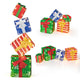 Lucktree Lighted Gift Boxes, Set of 4 Stackable Pre-lit Box Decorations with Warm White LED Lights & Pre-Assembled Ribbons