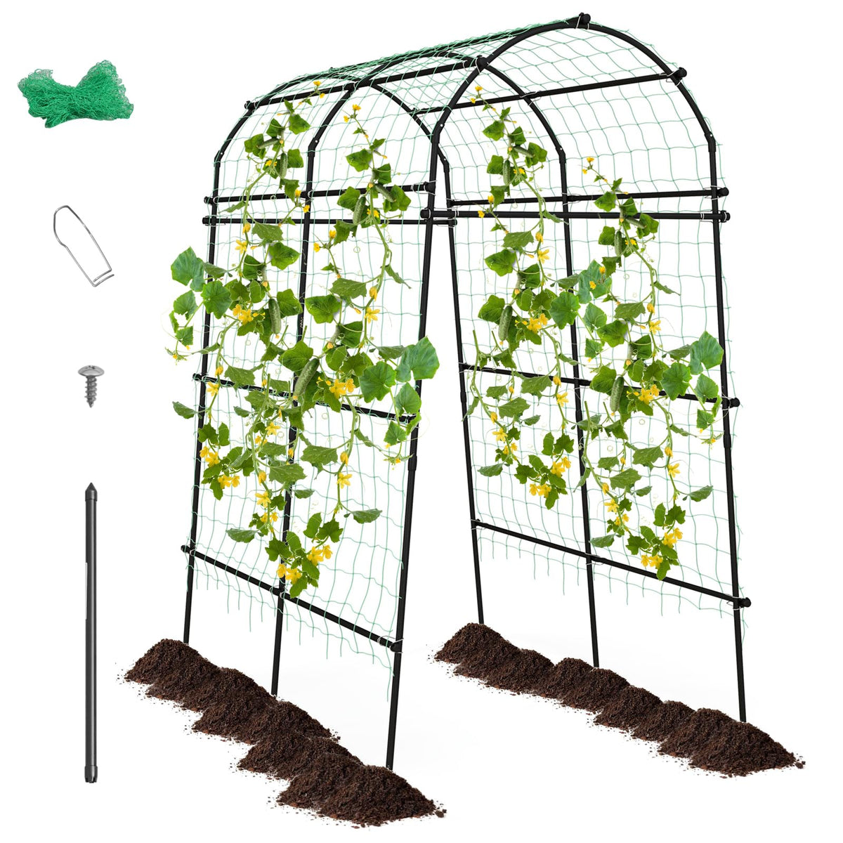Garden Arch Trellis for Climbing Plants - Lucktree