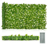 Lucktree Artificial Ivy Privacy Fence 2 Pack - 120" x 40" Artificial Hedges Fence