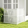 Lucktree Air Conditioner Fence 2/4 Panels - 45''W x 45''H Outdoor Fence Privacy Screen with Metal Stakes