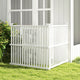 Lucktree Air Conditioner Fence 2/4 Panels - 45''W x 45''H Outdoor Fence Privacy Screen with Metal Stakes