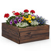 Lucktree 23" x 23" Square Wooden Raised Garden Bed (1/2)