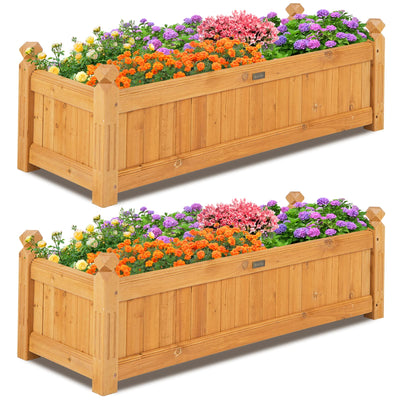 Lucktree 2 Pcs Raised Garden Bed