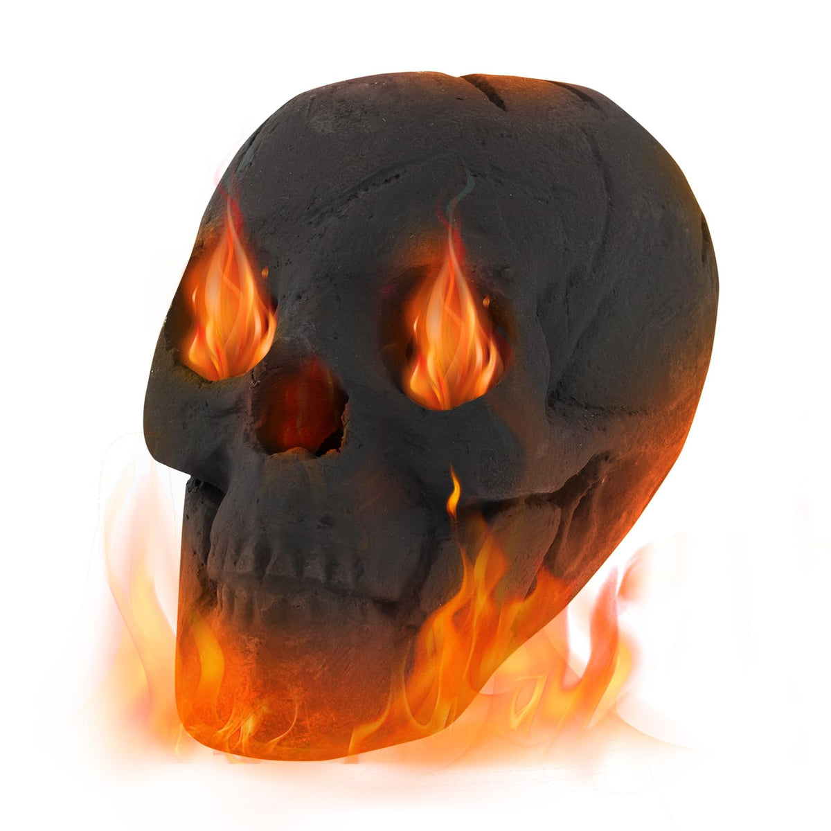 Lucktree Halloween Fire Pit Skull Ceramic