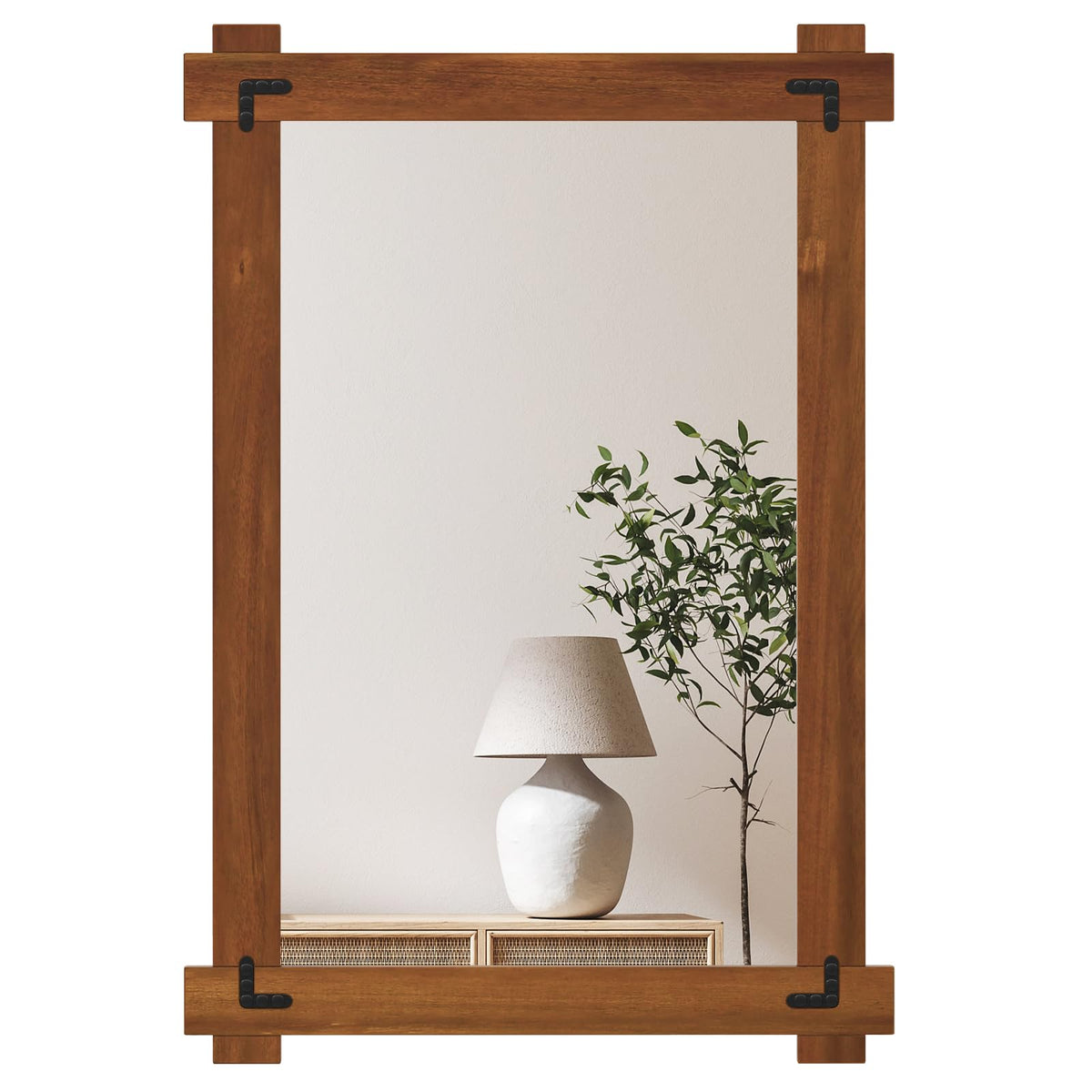 Lucktree Wood Framed Mirror