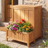 Lucktree Outdoor Planter with Storage Box