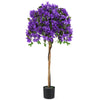 Lucktree 53” Bougainvillea Artificial Tree with 576 Flowers