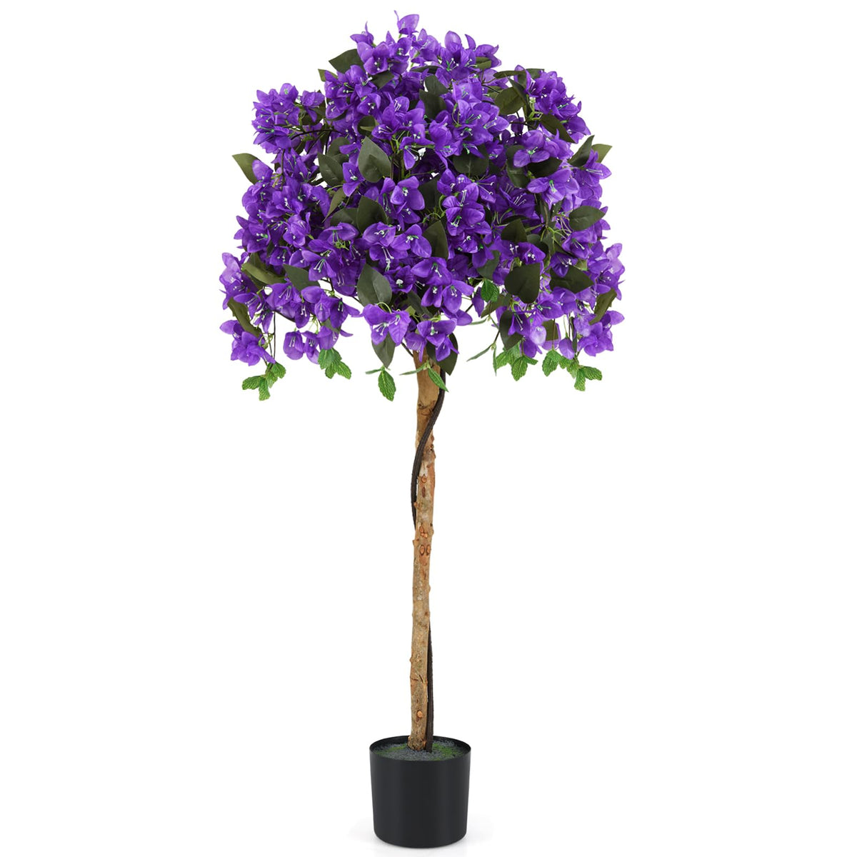 Lucktree 53” Bougainvillea Artificial Tree with 576 Flowers