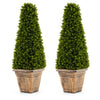 Lucktree 3ft Artificial Boxwood Topiary Tree