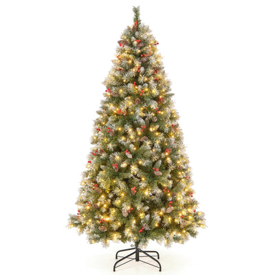 Lucktree Pre-Lit Christmas Tree with 8 Lighting Modes