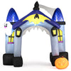 9FT/270 CM Halloween Inflatable Archway with LED Lights