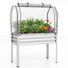 Lucktree Raised Garden Bed with Legs & Greenhouse Cover (1/2)