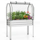 Lucktree Raised Garden Bed with Legs & Greenhouse Cover (1/2)