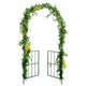 Lucktree Garden Arbor Trellis with Door