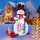 Lucktree 6 FT Lighted Christmas Inflatable Skiing Snowman