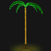 Lucktree 7.5 FT Lighted Palm Tree, Tropical Christmas Tree with 332 LED Lights
