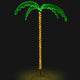 Lucktree 7.5 FT Lighted Palm Tree, Tropical Christmas Tree with 332 LED Lights