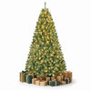 7 FT Pre-Lit Artificial Christmas Tree, 1188 Hinged Branch Tips
